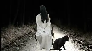 Horror scene of a scary woman |👻 Ghost Green Screen Video 👻| 
