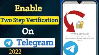 How to enable two step verification On Telegram | Telegram Account two step verification 2022