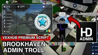 New Brookhaven Script Admin Troll Commands Vexhub Premium Hack |Hydrogen,fluxus,Arceus x Mobile
