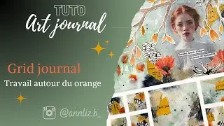 Grid journal around orange 🍊