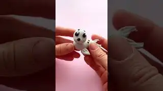 Лепим просто. Морской котик из воздушного пластилина 💜