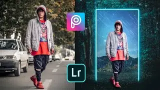 Natural Neon Photo Editing | picsart + Lightroom Editing tutorial| Mobile Editing Ideas