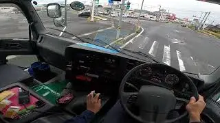 POV Driving truck in Japan