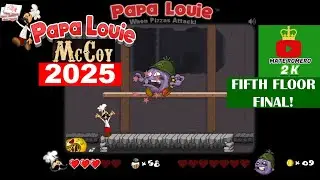 PAPA LOUIE MCCOY 2025! | Papa Louie: When Pizzas Attack! - FIFTH FLOOR Final Level!