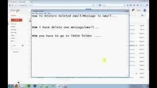 How to Restore Deleted Email / Message in Gmail