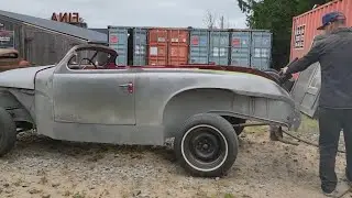 Back to work on the 1959 Volvo roadster!!! 🙏