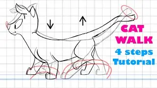 CAT WALK Animation Tutorial