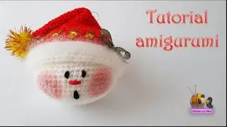 Tutorial amigurumi - Bola navideña 5