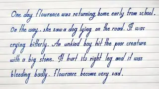 English handwriting practice | Learn how to write