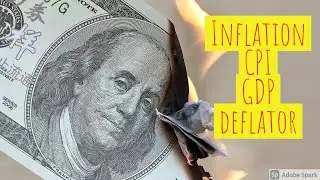 Measuring inflation rate: Consumer Price Index CPI, GDP deflator & PPI