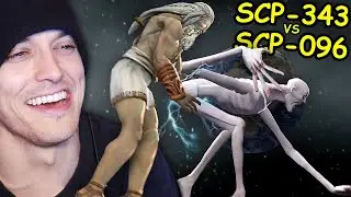 MY EYES!! most BRUTAL SCP GOD BATTLE Short Film (SCP 343 vs 096)