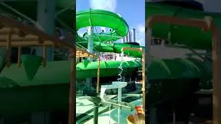 Досуг и водные аттракционы на огромном круизном лайнере MSC GRANDIOSA.
