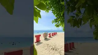 Beautiful Beach at Samal Kaputian Beach Park 
