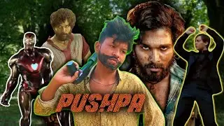 Pushpa Short scene || Allu arjun || Dialogue and dance remake ||#SM11