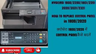 HOW TO REPLACE KEY PANAL IN KYOCERA 1800/2200/2020/2321