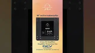 #shorts Wharfedale Pro Delta AX18B / 18″ active subwoofer / 1000 watts Continuous / 2000 watts Peak
