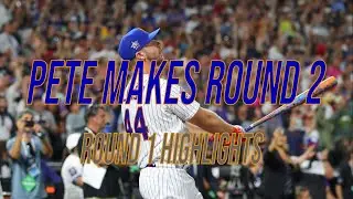 Pete Alonso vs Ronald Acuna Jr. First Round Home Run Derby