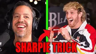 David Blaine FOOLS Logan Paul With Sharpie & Wallet Trick!