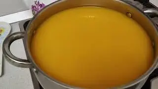 Тыквенный нектар на зиму (Сок).В автоклаве.