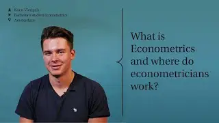 What is Econometrics? | ASK UvA