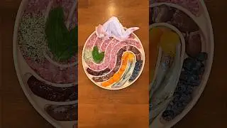 Feeding my daughter RAW liver & pork 🥩🐖 