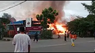 SPBU kota baru pontianak terbakar