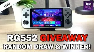 LIVESTREAM - Anbernic RG552 Giveaway - Random Draw and Winner Reveal!