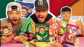 Mexicans Try Indian Snacks for the FIRST TIME (POPULAR INDIAN SNACK TASTE TEST)