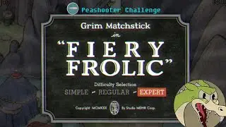 Cuphead Peashooter Expert Challenge - Grim Matchstick