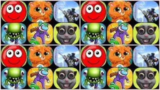 Sniper Zombie 3d, Impostors vs Zombies, Bubbu, Red Ball 4, Talking Juan, Zombie Tsunami Best Games