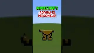 🎨🧩 ¿Quién es Este Personaje Clásico? 🐻 Adivina el Pixel Art en Minecraft 🎮 #shorts
