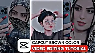 HDR & Brown Cc Effect Video Editing in capcut app || HDR CC Video Editing || capcut video editing