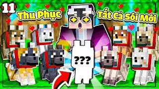 LỘC THỬ THÁCH THU PHỤC  TẤT CẢ LOÀI SÓI CÓ TRONG PHIÊN BẢN MỚI VÀ CÁI KẾT😁 | MINECRAFT SINH TỒN 1.21