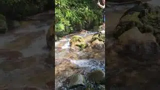 ВОИСТИНУ СВЯТОЙ ВОДОПАД #абхазия #горы #отдых #море