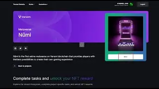 Venom Testnet numi club NFT New Task