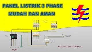 CARA MERAKIT PANEL KWH LISTRIK 3 PHASE