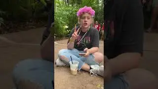 Sipping butter beer and messing with the gals universal studios 21