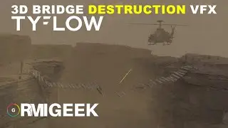 Tyflow Advance wooden bridge destruction by #RMI GEEK