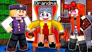 Visiting CRAZY Grandma Afton! Minecraft FNAF Roleplay