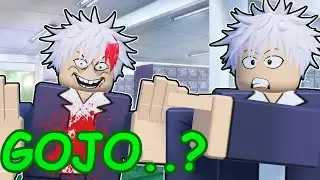 GOJO MEETS SUPER SENIOR GOJO?! But its roblox...
