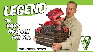 Legend The Baby Dragon Puppet - Crate Creatures From VFXcreates.com
