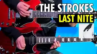 THE STROKES LAST NITE | Guitar cover | Karaoke sub