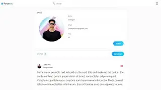 Membuat Tampilan UI Forum Diskusi Part 4 Dengan MDBootstrap  (Profil Page)