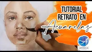 TUTORIAL Retrato en Acuarelas | Watercolor portrait ARTENICA