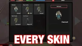 EVERY SKIN AND TRAP IN MUTANT SHOWCASE! (ROBLOX)