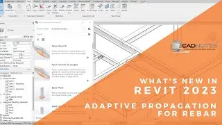 What's New in Revit 2023 - Adaptive Propagation for Rebar
