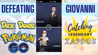 ** Pokemon Go ** DexDoes vs Giovanni ⚡Gotcha Zapdos⚡