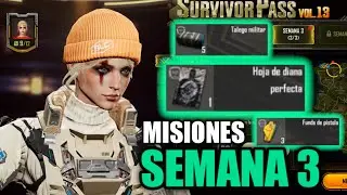 MISIONES DE PERSONAJE (CARRIE) SEMANA 3 NEW STATE MOBILE, ¡MANERA FÁCIL EN MENOS DE 10 MINUTOS!