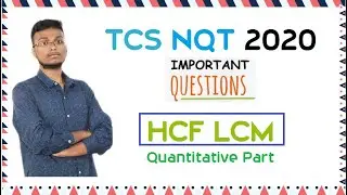 HCF LCM Important Sample Questions for TCS NQT | Part 2