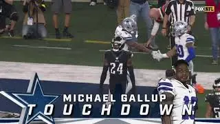Dak Prescott THROW 2ND TD to Michael Gallup, The fierce chase with the Eagles